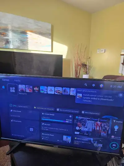 Toshiba flat screen tv around 40inches (No Remote), View more