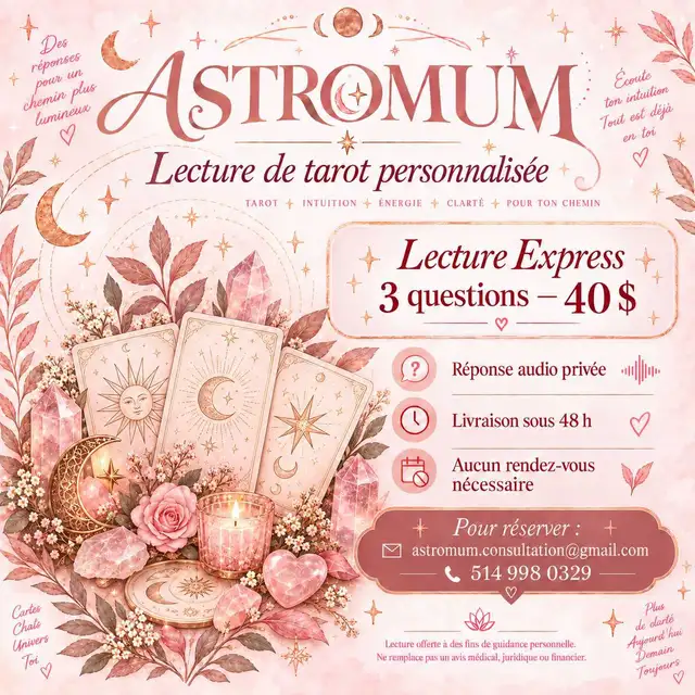 Personalized Tarot Reading – 3 Questions – $40 | Astromum