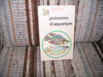 LIVRE DE POCHE COULEURS - LAROUSSE - POISSONS D'AQUARIUM, View more