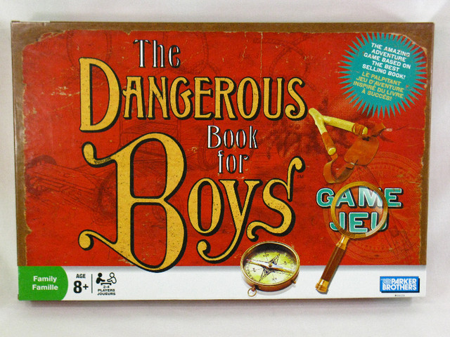 The Dangerous Book for Boys Board Game 2006 Parker Brothers 100% in Toys & Games in Regina