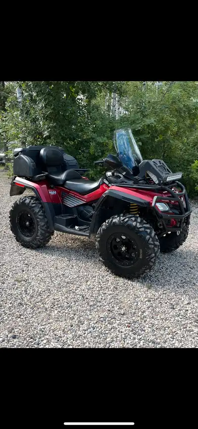 2010 Can-am Outlander MAX Limited edition Rear air suspension HD beadlocks 29 inch big horns Dual st...