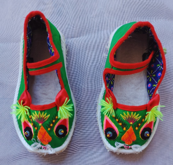 2-3T toddler shoes handmade totally by cotton in Clothing - 2T in Markham / York Region