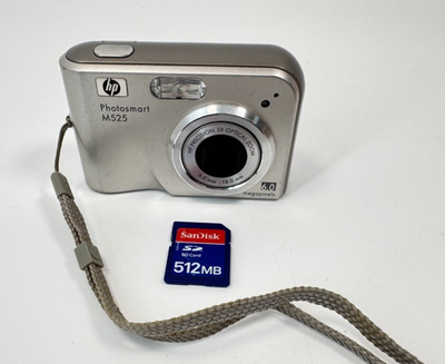HP Photosmart M525 - 6.0 MP Digital Camera, View more