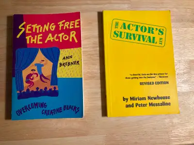 Two softcover paperback books for the actor and/or studying/wanting to get into acting: 1) Setting F...