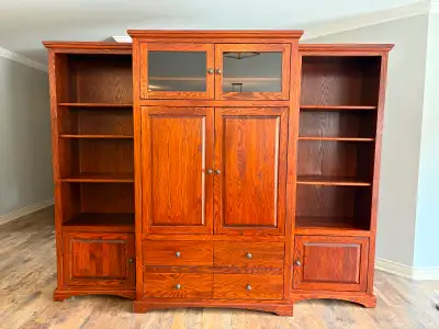 Entertainment Centre with Bookshelves, View more