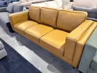 Italian leather sofa 