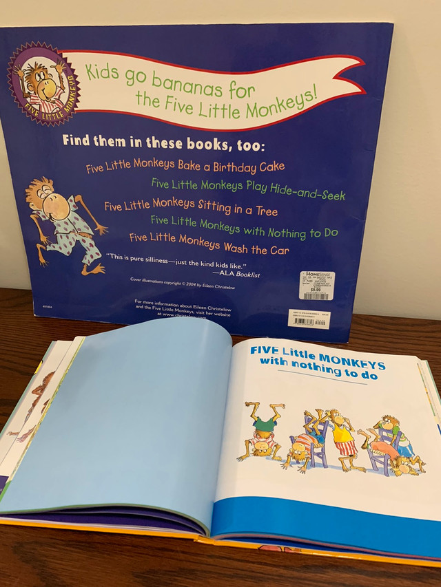 Five Little Monkeys Storybooks in Children & Young Adult in Oshawa / Durham Region - Image 2