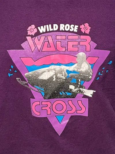 1990s Ski Doo Snowmobile Sled Water Cross T Shirt Screen Stars, View more