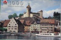 Puzzle 1000 pièces Forteresse de Munot Schaffhouse Suisse