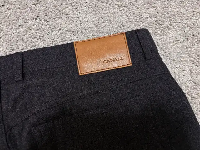 Canali Pants Impeccable 100% Wool 5-Pocket Pants Mens (~35x27) in Men's in Calgary - Image 5