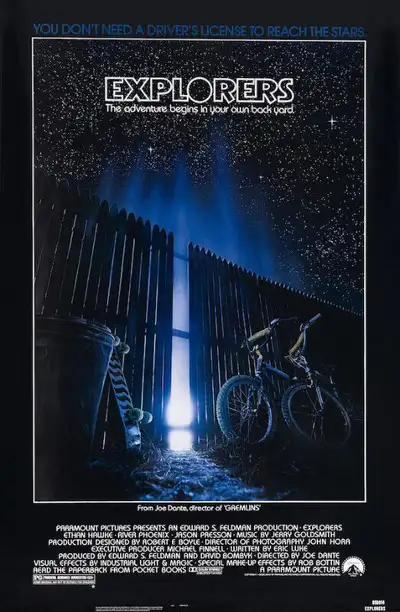 Explorers 27 x 41 Original  rolled 1985 Movie Poster, View more