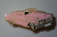 Vintage Elvis Pink Cadillac Magnet