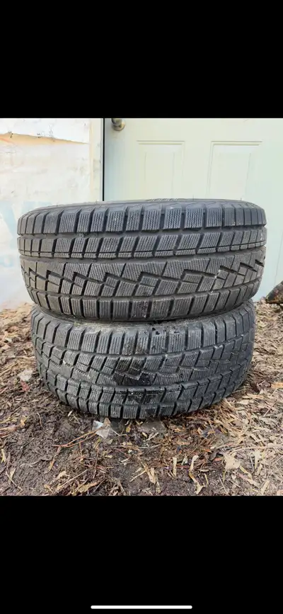 x2 USED STARFIRE RSW 5.0 225/55R16 DOT 2021 TREAD 8/32 CASH AND CARRY