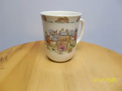 Bunnykins mug by Royal Doulton. Made in England of English fine bone china. Never actually used on d...