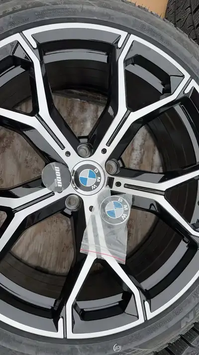 Nearly new winter tires, only used for 1 year / 1 season. Very good tread remaining, no damage, no p...