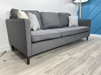 Structube "Classic" dark grey 3 seater Sofa - DELIVERY AVAIABLE