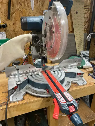Bosch Dual-Bevel Hinge Slide Miter Saw 12”, View more