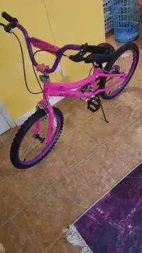 Vélo pour fille 20" pousse
