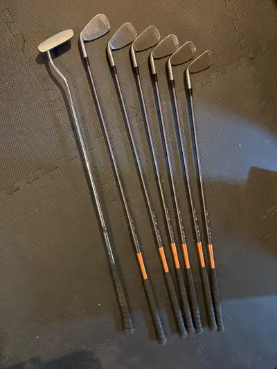 set of Goliath tour plus iron golf clubs, View more