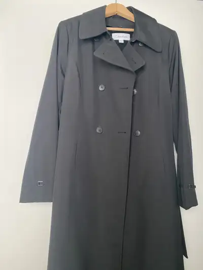 Calvin Klein Trench Coat Double Breasted, View more