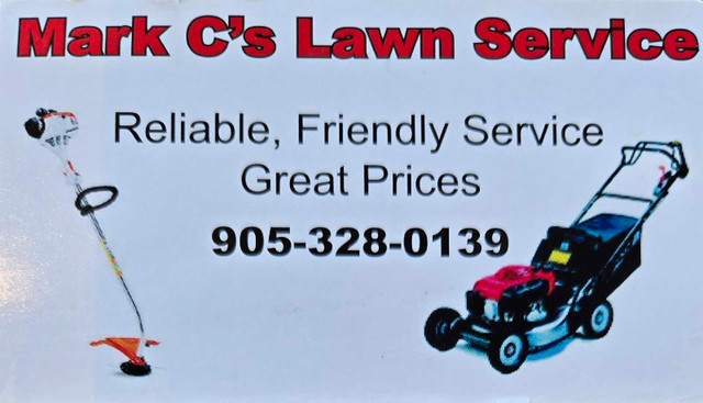 Mark C's Lawn Cutting Services & more.. in Other in St. Catharines