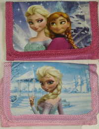 NEW Pink Disney Frozen Movie Wallets (Anna, Elsa)