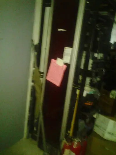 HUGE BRIGHT RED digital sign program usb or serial 7 foot !  RUG, View more