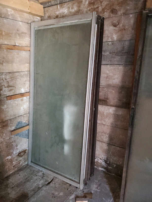 Sliding glass patio doors, storm door, sliding screen. in Windows, Doors & Trim in Cambridge