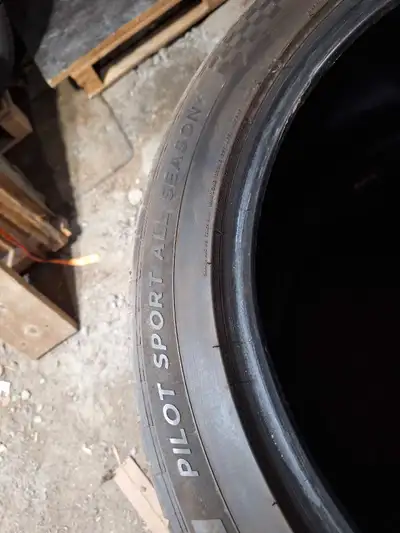 Selling 3 Michelin Pilot Sport All Season Tires. (1 tire was damaged and got 4 new tires) Tire size...