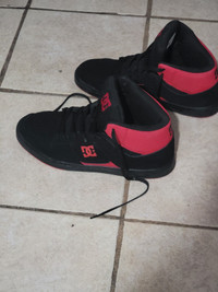 Dc red/black shoes (size 12)