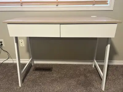 Desk wood top, white, View more