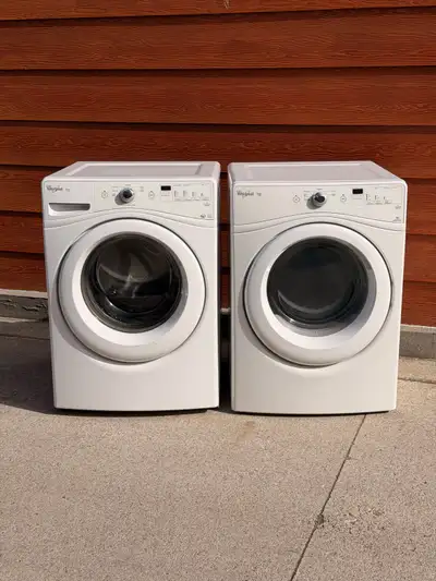 Whirlpool Duet Front Load Washer & Dryer Set 27”, View more