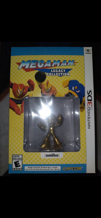 Megaman Legacy Collection & Gold Megaman amiibo