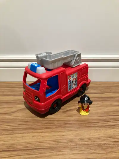 Fisher Price Little People fire truck & figure, View more