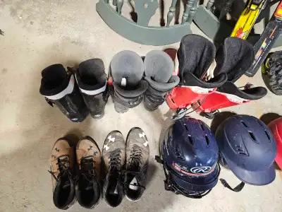 assorted sports gear, View more