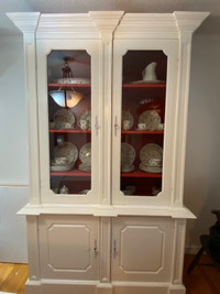 BEAUTIFUL FARMHOUSE BUFFET AND HUTCH FOR SALE