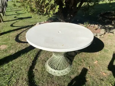 Round Patio Table/Fibreglass Base,Picnic Table, View more