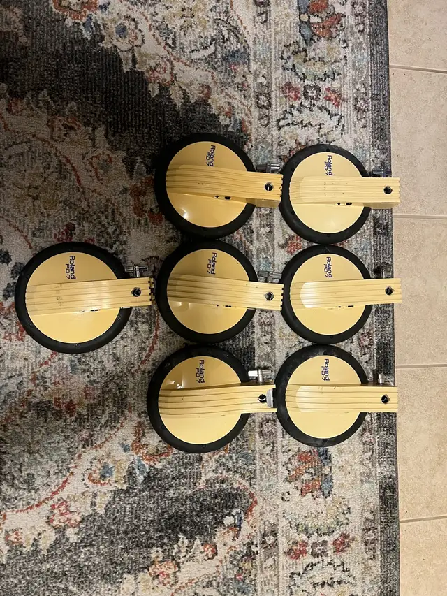 Roland PD-7 V-Drums Dual Trigger Drum Pad (7 pads) in Drums & Percussion in Ottawa - Image 2