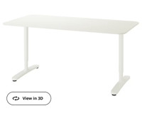 IKEA Bekant Desk (White)