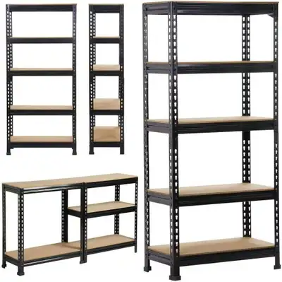 5-Shelf Adjustable Steel Storage Rack — Heavy Duty, View more