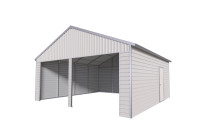 Hangar en Métal pour Garage Double Robuste de 21 pi × 19 pi