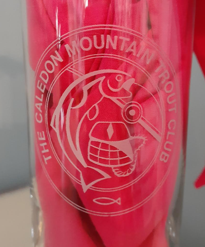 The Caledon Mountain Trout Club drinking highball glass, View more