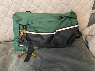 Outward Hound backpack for large dog to carry its own stuff on hikes!