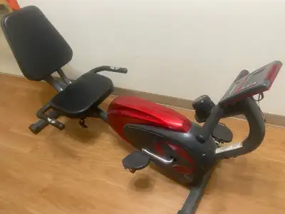 Freestyle recumbent bike with monitor, View more