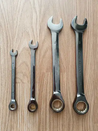 Ratcheting Wrenches, Open-End Wrenches, Stubby Wrenches, View more