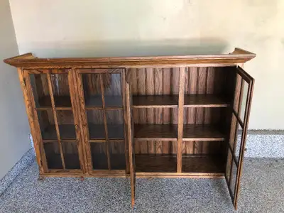 Solid Oak hutch...top only, View more