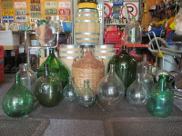 cruche vase vitre verre bouteille glass jug bottle antique