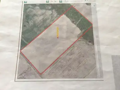 50 acres located on west end of Duff Line, Dutton Dunwich Township, Elgin County, 30 minutes west of...