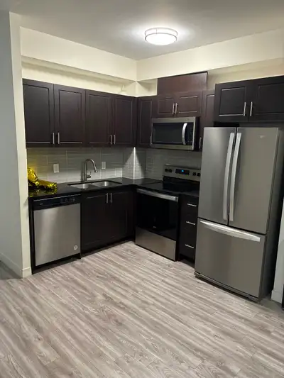 Type Condo Apartment Style 1 Storey/Apt Size 599 sq ft Age - 1-5 years Pets: No $1800/month Lease Te...