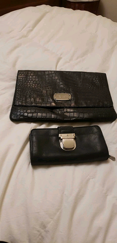 Authentic Michael kors leather crossbody purse , View more